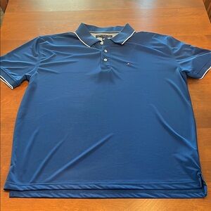 Tommy Hilfiger Men's Blue Golf  Polo Shirt, XL,